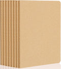 8 Pack Kraft Notebooks Bulk, Blank Travel Journal Set, Unlined Paper Sketchbooks Subject Notebooks, A5 Notebook for Traveler Drawing Writing Office Work, 68 Pages, 34 Sheets, 8” X 5.5”