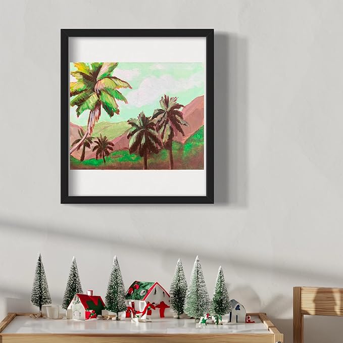 Painting4Real DIY Art Painting Kit for Adults – Learn to Paint Retro Oahu with Video Tutorials – 9 Pieces Acrylic Paint Set for Adults –Perfect Christmas Crafts & Holiday Gifts for Art Lovers