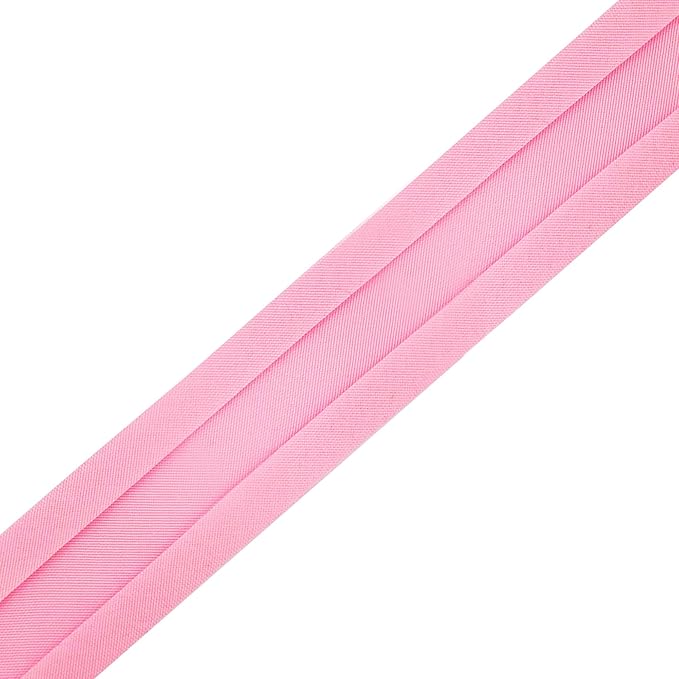 Mandala Crafts 1 Inch Single Fold Bias Tape for Sewing, Quilting, Piping, Hemming, Blanket & Quilt Binding – 40 Yards Pink Fabric Seam Binding Tape
