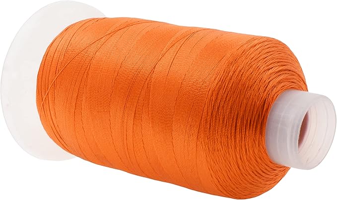 Mandala Crafts Maroon Purple Orange Hot Pink Heavy Duty Thread - 6000 Yds Tex 90 Bonded Polyester Thread Outdoor Marine Upholstery