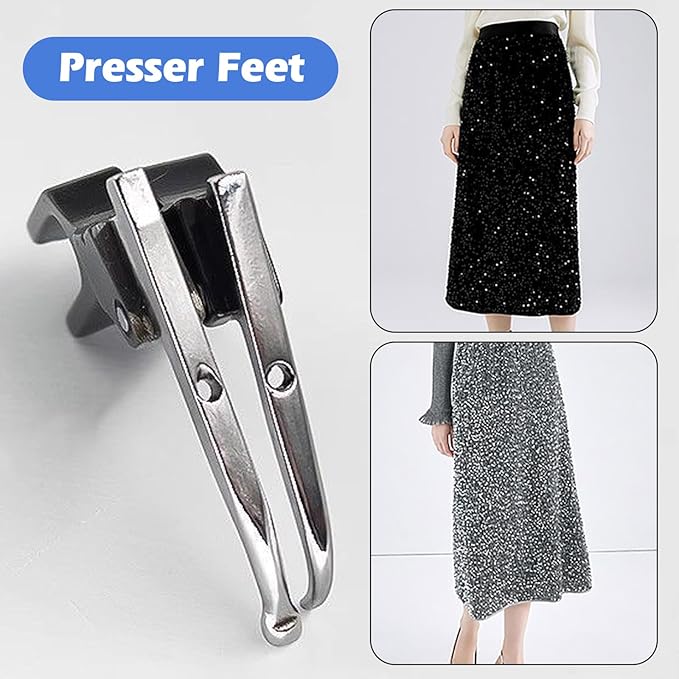 Pakalife P369 Sewing Machine Presser Foot - Bead & Sequin Special Foot for Fabric, Wedding Dress, and Beaded Materials - Compatible with JUKI