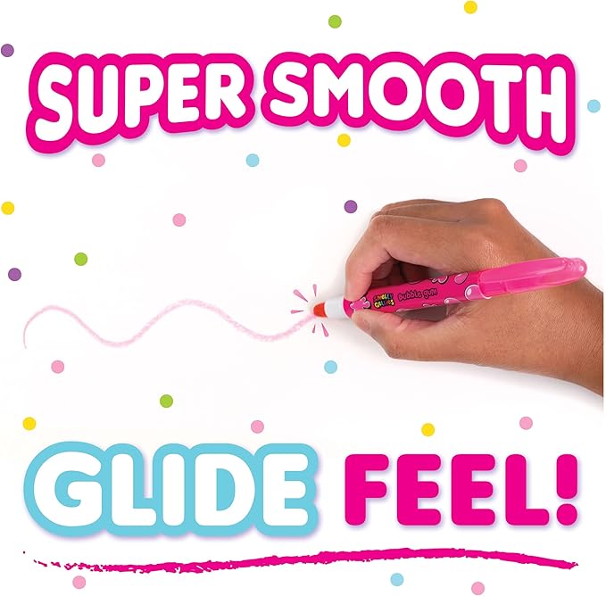 Smelly Gellies - Patented Gourmet Scented Glidewrite Gel Coloring Sticks, Crayons, Highlighters - 5 Count - Gifts for Kids