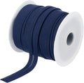 MECCANIXITY 1/2 Inch Single Fold Bias Tape Polyester Continuous Bulk Bias Tape for Sewing, Seaming Quilting Hemming Binding Crafts (Navy Blue 25 Yards)