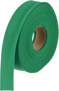 MECCANIXITY 1 Inch Double Fold Bias Tape Polyester Continuous Bulk Bias Tape for Sewing,Seaming Quilting Hemming Binding Crafts (Green 10 Yards)