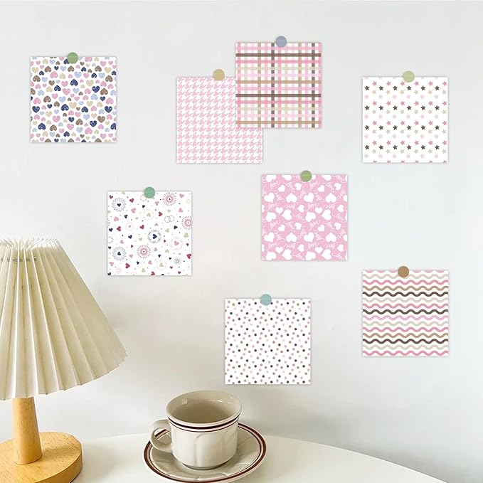 Scrapbook Paper,16 Sheets 4.1x5.8 Inch Painted Dots Style Scrapbook Supplies,Single-Sided Vivid Origami Decoupage Paper for DIY Crafts, Card Making, Art Journaling