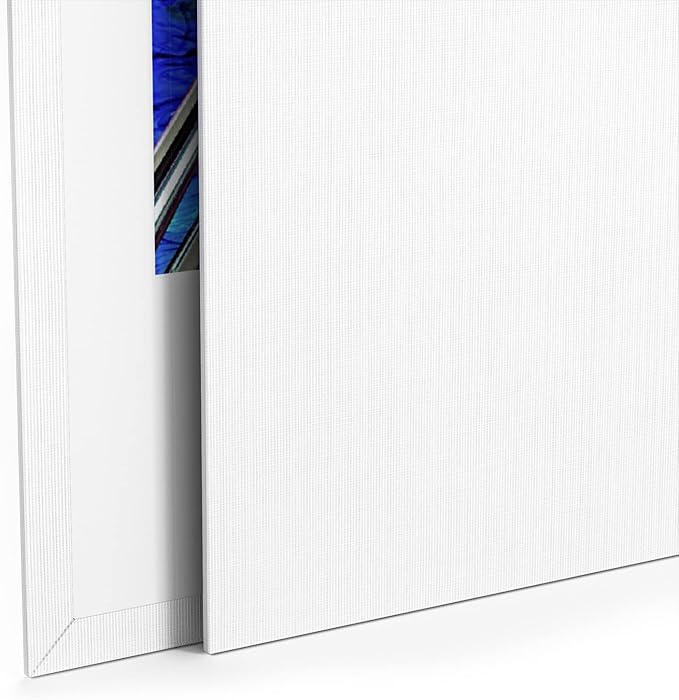 GOTIDEAL Canvases for Painting, 5x7 inch of 24, Professional Primed White Blank Flat Canvas Panels- 100% Cotton Artist Canvas Boards for Acrylics Painting, Oil Watercolor Tempera