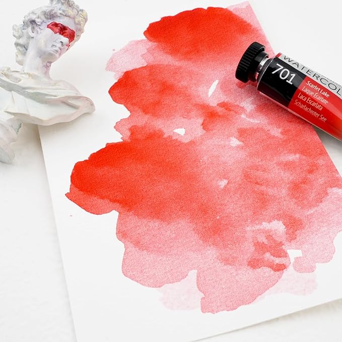 PHOENIX Professional Watercolor Paint Single Tube - 0.47 Fl Oz / 14ml - Scarlet Lake