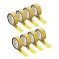 MECCANIXITY 8 Pcs 0.6 Inch x 11 Yards Glitter Washi Tape Gold Crafting Tape Glitter Masking Tape Decorative Tape Self Adhesive Stick for Festival Decoration Scrapbooking,Planner,DIY