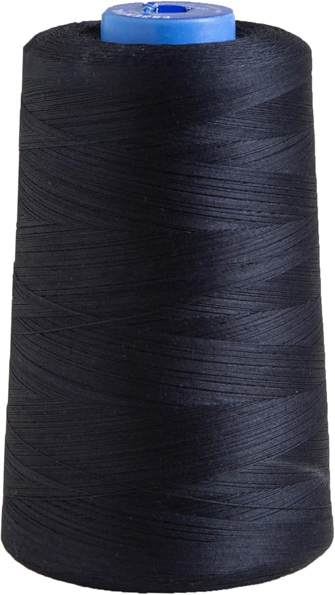 Connecting Threads 100% Cotton Essential Thread 5000 Yard Cone (Black)