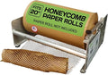 HexcelPack Packing Station – 20" Wide Tabletop Honeycomb Packing Paper Roll Dispenser, Kraft Wrapping Paper Holder, Manual Wrapping Station for Small Business - Dispenser Only