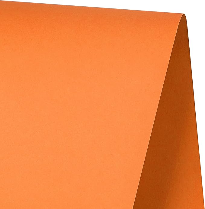 RUSPEPA Orange Kraft Paper Roll - 24 inches x 100 feet - Recyclable Paper Perfect for for Crafts, Art, Wrapping, Packing, Postal, Shipping, Dunnage & Parcel