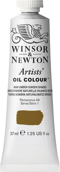 Winsor & Newton Artists' Oil Color, 37ml (1.25 oz) Tube, Raw Umber (Green Shade)