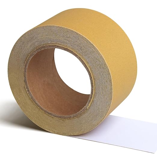 PSA Sandpaper Roll 320-Grit 2-3/4in x 20 Yards Self Adhesive Stickyback PSA Sanding Disc PSA Sand Paper Rolls Aluminum Oxide Longboard Sand Paper Sanding Sheet