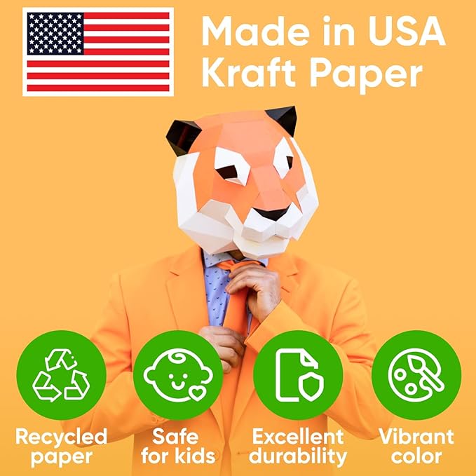 18" x 1200" (100 ft) Light Green Kraft Paper (Case of 16 Rolls), 45 lbs Thickness, Made in USA Kraft Paper for School, Art Colored Paper, Gift Wrapping Paper, Packing Paper for Moving