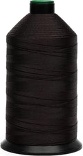 Extra Strong Bonded Nylon Thread #138 Tex135 – 16 OZ, 3000yds, Versatile Stitching Solution for Leather, Upholstery, Canvas Repair and More (Dark Brown)