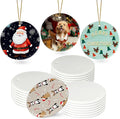 Sublimation Ornament Blanks for Christmas Tree Decor - Double Sided DIY Handmade Crafts (25)