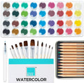 COLOUR BLOCK 62-Piece Watercolor Paint Set, Pencil, Brushes and Water color Paper Painting Set Vibrant Colors Art Kit