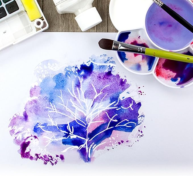 Masking Fluid for Watercolor Painting, Painting Media Pigment Covering Liquid, Art Masking Liquid Watercolors, 75ml