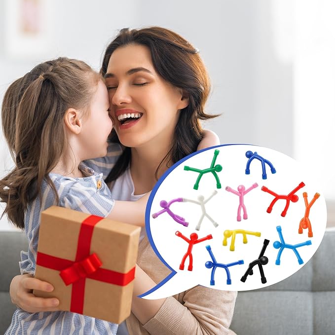 6Pcs Magnetic-People-Magnet-Men: Magnetic Travel Toys for Kids, Creative, Portable and Educational, Funny Magnets for Kids, Small Toys for Classroom Prizes, Easter Egg Stuffers, Office