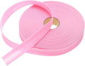 MECCANIXITY 1 Inch Single Fold Bias Tape Polyester Continuous Bulk Bias Tape for Sewing,Seaming Quilting Hemming Binding Crafts (Pink 50 Yards)