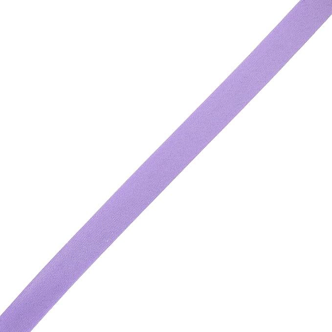 Mandala Crafts 55 Yards 1/2 Inch Lilac Double Fold Bias Tape for Sewing - Bias Binding Tape for Quilting Binding, Hemming, Seam, and Fabric Piping