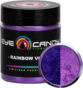 Eye Candy Pigments Premium Purple Mica Powder - Rainbow Violet (25gr) - for Epoxy, Resin, Soap, Paint, Woodworking, Acrylic Pouring, Bath Bombs, Fishing Lures - DIY Arts and Crafts Additive