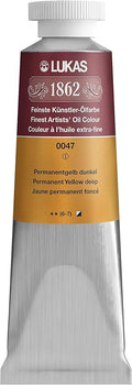 Lukas 1862 Oil 37 ml – Professional Quality Oil Colour Permanent Dark Yellow