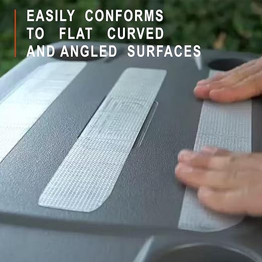 Non-Abrasive Grip Wrap Tape, 2In x 30ft, Thick Heavy Duty Tape. Tear, Peel & Slip Resistant for Max Comfort and Control, for Wrapping Tools, Home Goodsm, Hardware, Utility Items More (Clear)