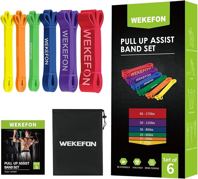 Resistance Bands Set, Pull Up Assist Bands - Stretch Resistance Band - Mobility Band Powerlifting Exercise Bands for Resistance Training, Physical Therapy, Home Workouts