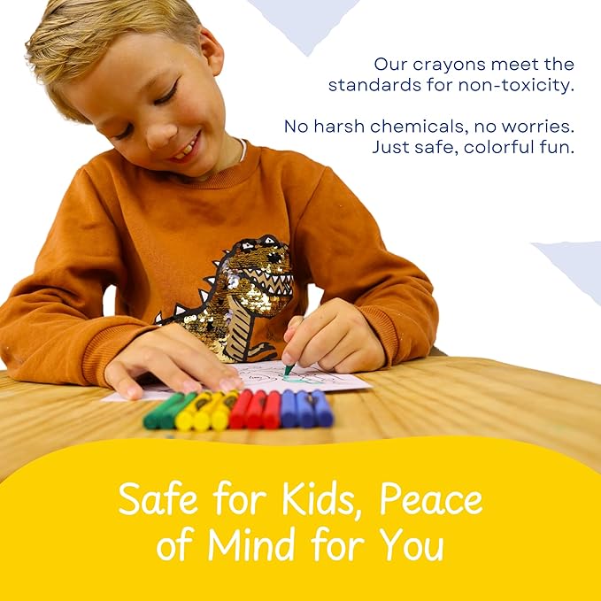 CrayonKing 3,000 Bulk Crayons (750 pcs of red, green, blue and yellow) – Not polybagged. Non-Toxic, Perfect for Parties, Restaurants, Classrooms & More