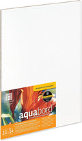 Ampersand Art Supply Watercolor Painting Panel: Museum Series Aquabord, 1/8 Inch Flat Profile, 11" x 14"