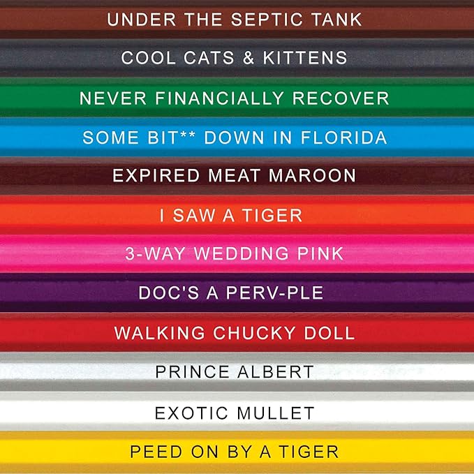 Exotic Colors - Tiger King Inspired Parody Colored Pencils