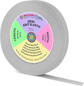 Mandala Crafts Wide 1/2 Inch Gray Elastic Bands Spool for Pants Waistbands Sewing and DIY Crafts, 88 YD Stretchy Flat Fabric Strap Knit Elastic Band for Wig
