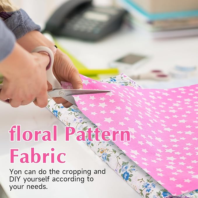 100pcs Cotton Fabric Squares – 9.8" x 9.8" Fabric Bundles for Sewing and Crafts, 100% Cotton Patchwork for DIY Projects, Multicolor