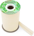Mandala Crafts 1 Inch Single Fold Bias Tape for Sewing, Quilting, Piping, Hemming, Blanket & Quilt Binding – 40 Yards Cream Fabric Seam Binding Tape