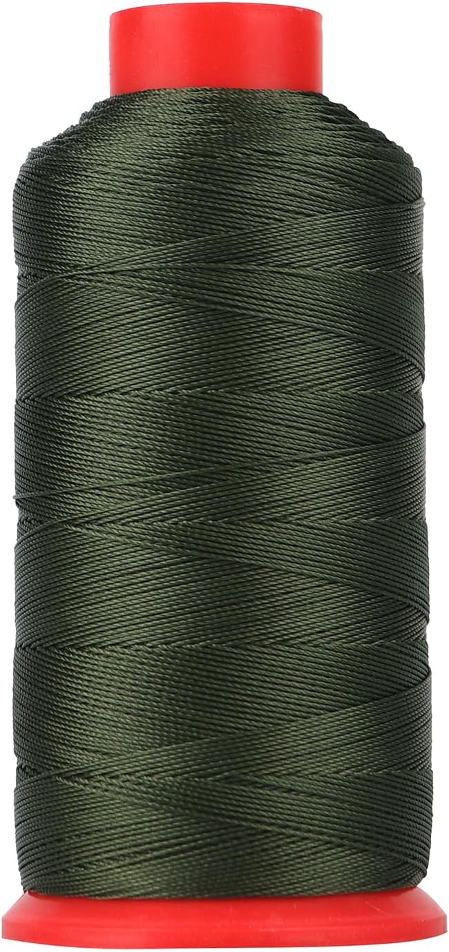 Heavy Duty Bonded Nylon 66 Sewing Thread 420D/3 T135#138 750 Yards for Canvas Furniture Upholstery Leather Goods Leather Footwear Outdoors(660, 420D/3)