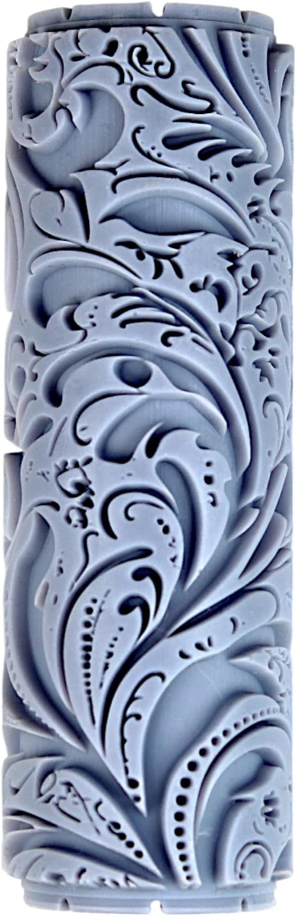 Paisley Swirls Clay Texture Roller (4") - Seamless Set #01 - Embossing Pattern Roller for Polymer & Ceramic Clay, Pottery & Crafts