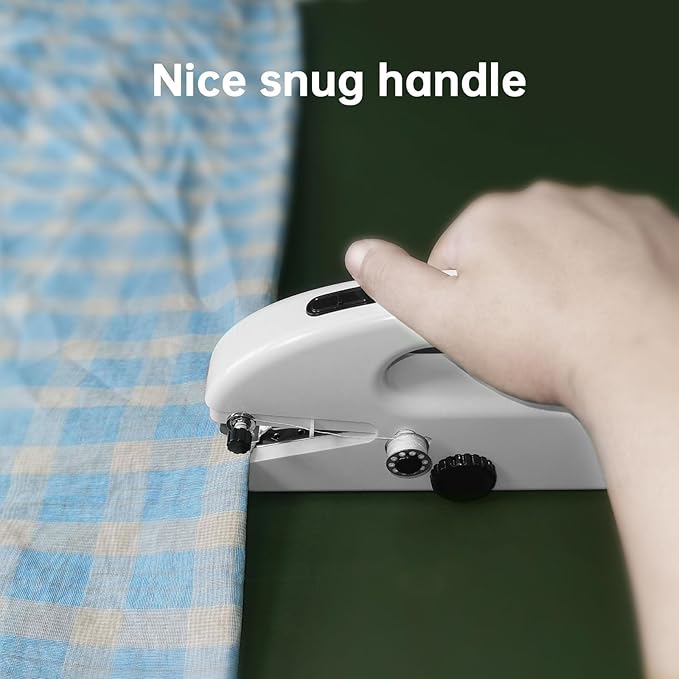 Unique sewing experience: Handheld sewing machine with storage box, portable package,mini sewing machine for travel, including various accessories and tools