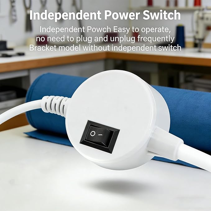 Magnetic Positioning Quilting Light for Sewing Machine, Sewing Machine Laser Guide with Straight, Crosshair and Dot Light, Hands-Free Rotating Laser Positioning Light for Sewing (Dot)