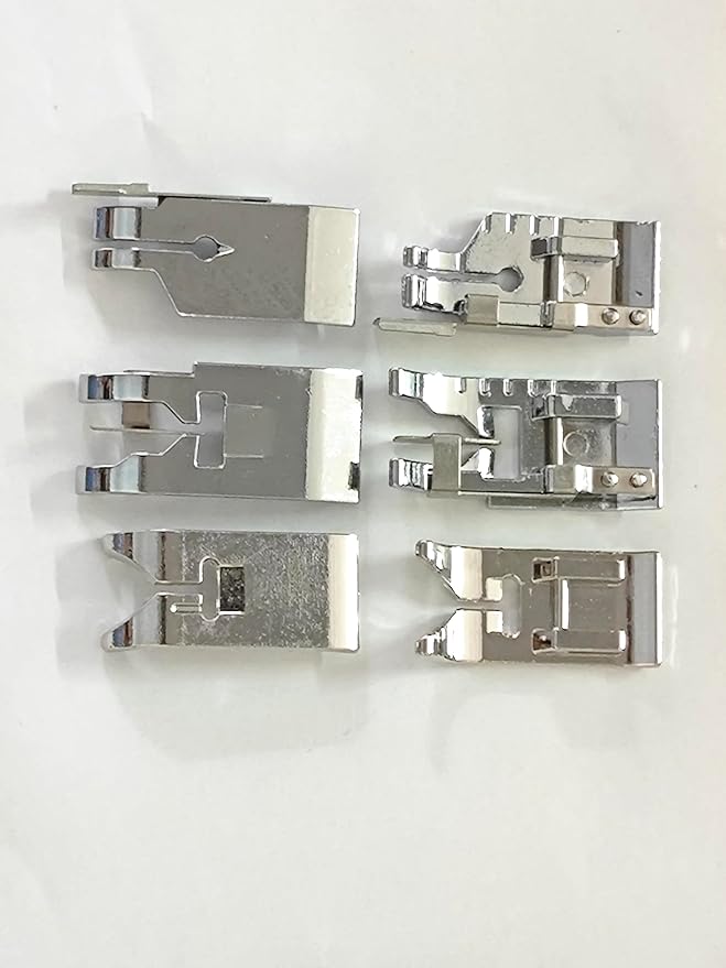 HONEYSEW 3 Pieces Stitch in Ditch Foot and 1/4 Inch Quilting Patchwork Presser Foot Set Suitable for Household Multi-Function Sewing Machines