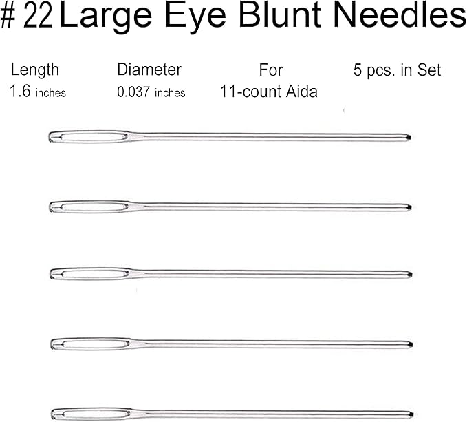 20pcs Tapestry Needles Four Sizes 18, 20, 22, 24 for Yarn and More