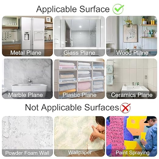 JANYUN 280 Pcs Mounting Putty, Double Sided Sticky Dots Removable Poster Putty Clear Sticky Tack for Wall Hanging Pictures Putty for Home Office Decor (20x10mm)