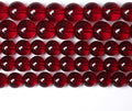 4MM 90PCS Garnet Red Glass Crystal Spacer Loose Beads for Jewelry Making DIY Bracelet 15 Inches 1 Strand
