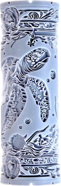 Sea Turtle Clay Texture Roller (4") - Ocean Set #01 - Embossing Pattern Roller for Polymer & Ceramic Clay, Pottery & Crafts
