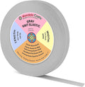 Mandala Crafts Wide 1/4 Inch Gray Elastic Bands Spool for Pants Waistbands Sewing and DIY Crafts, 153 YD Stretchy Flat Fabric Strap Knit Elastic Band for Wig