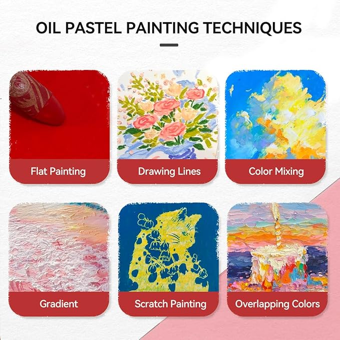 Paul Rubens Permanent Intense Red Oil Pastels (8 Pack) - Ultra-Creamy & Blendable, Bullet Tip for Precision - Premium Art Supplies for Drawing, Sketching & Painting - Ideal for Artists & Beginners
