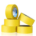 Yellow Painters Tape,2" x 60 Yards x 5 Rolls (300 Yards Total) - Medium Adhesive Masking Tape for Painting,Labeling,DIY Crafting,Decoration and School Projects