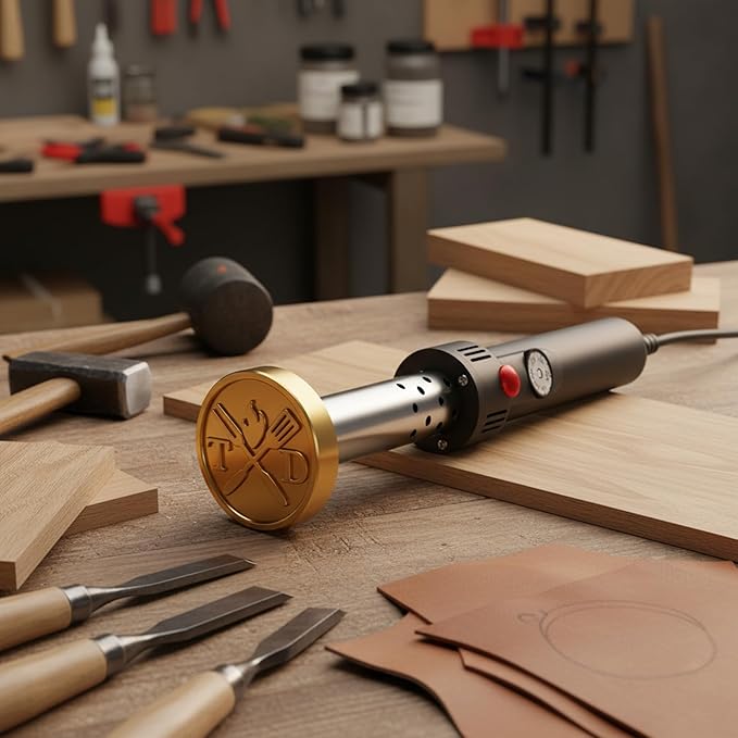 Custom Electric Branding Iron Head - Wood Branding irons Personalized Burning Stamps Without Electric Handle, Woodworking Tools for DIY Crafts Handmade Lover Gift