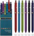 Ddaowanx Colorful Gel Pens, 0.5mm Fine Point Retractable, Cute Pens with Colored Writing and Sketching,Gifts for Women (12Pcs-Vintage Colors)
