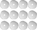 12 Pack 45mm Rotary Steel Blades, Sharp and Durable Rotary Replacement Blades with Scale for Quilting Sewing Fabric Cutting (Circular Hole)